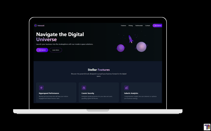 NebulaX Template Homepage