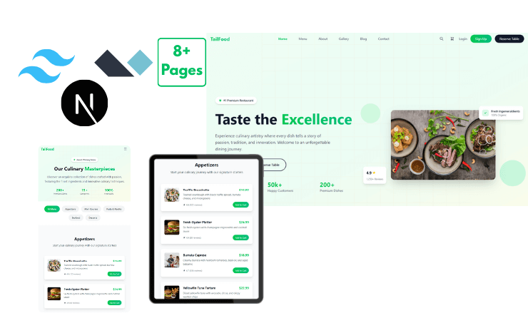 TailFood Restaurant Template