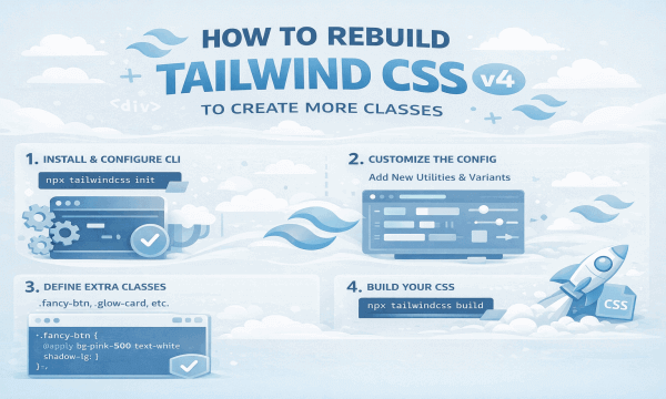 How to Rebuild Tailwind CSS v4 to Create More Classes