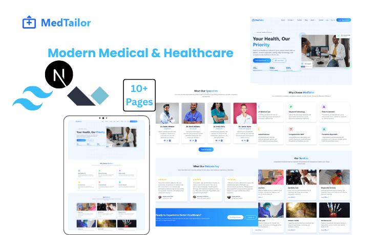 MedTailor Healthcare Template